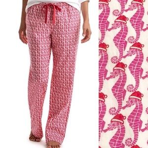 Vineyard Vines Pink Seahorse Pajama Pants